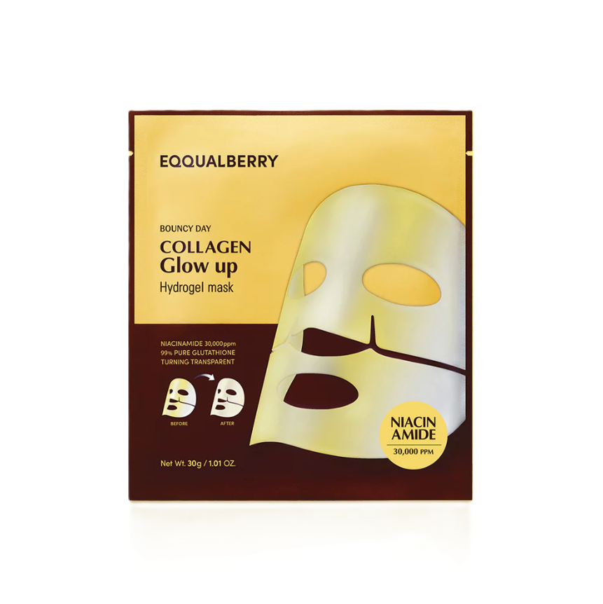 Eqqualberry, Collagen Glow Up Hydrogel Mask