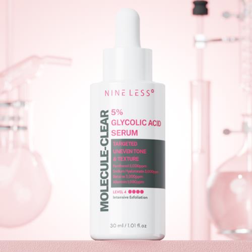 NINE LESS, Molecule-Clear 5% Glycolic Acid Serum